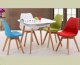 Bộ bàn tiếp khách mặt gỗ vuông ghế có nệm | SL ANTON-08W / DSW-P1 | Nội thất Capta - Ảnh 1