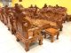 Bộ bàn ghế rồng đỉnh gỗ gõ đỏ tay 12 – BBG700BN - Ảnh 1
