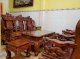 Bộ bàn ghế chạm kỳ lân gỗ cẩm lai tay 12 – 6 món – BBG8662 - Ảnh 1