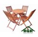 Bàn ghế gỗ  xếp cafe HGH355 - Ảnh 1