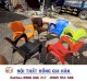 Bộ bàn ghế caffe nhựa đúc đa màu HGH596 - Ảnh 1