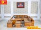 Bộ sofa góc kim cương gỗ gõ đỏ 5 món BBG013 - Ảnh 1