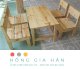 Bàn ghế gỗ quán cóc HGHG05 - Ảnh 1