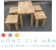 Bàn ghế gỗ ghép Hồng Gia Hân BGG10 - Ảnh 1
