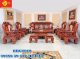 Bộ bàn ghế chạm đào Hương Đá Tay cột 18 – VIP - Ảnh 1