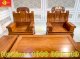 Bộ bàn ghế trương voi tay hộp chạm tứ quý gỗ gõ đỏ 6 món – BBG091 - Ảnh 1