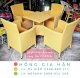 Bộ bàn ghế mây nhựa Hồng Gia Hân BGM53 - Ảnh 1
