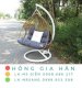 Xích đu mây nhựa Hồng Gia Hân XD240 - Ảnh 1