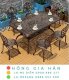 Bàn ghế nhôm đúc sang trọng cho Villa, Resort Hồng Gia Hân A138 - Ảnh 1