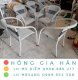 Bộ bàn ghế cafe nhựa giả mây Hồng Gia Hân B004 - Ảnh 1