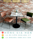 Bộ bàn ghế cafe sắt Hồng Gia Hân MS647 - Ảnh 1