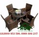 Ghế cafe mây nhựa Hồng Gia Hân MS69 - Ảnh 1