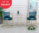 Bộ bàn ghế cafe sắt tĩnh điện siêu đẹp decor - HGH1201 - Ảnh 1