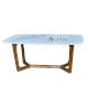 Bàn sofa bàn trà mặt đá chữ nhật chân gỗ | TS0960-12E | Nội thất Capta - Ảnh 1