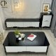 Bàn sofa Koet màu đen, trắng 2 ngăn kéo - Ảnh 1