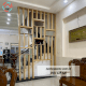 50+ Lam gỗ đẹp trang trí nội thất cầu thang phòng khách - Ảnh 1
