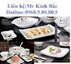 Bát Đĩa Melamine - Bát Đĩa Sứ Ngọc Cao Cấp Cho Nhà Hàng Khách Sạn Quà Tặng