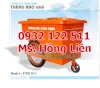 Thùng Rác 660 Lít, Xe Đẩy Rác 3 Bánh Lớn Nhựa Composite,Xe Thu Gom Rác Giá Rẻ