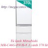 Bán Tủ Lạnh Mitsubishi 370L, Tủ Lạnh Mitsubishi Mr-C46G-Pwh-V 3 Cánh 370 Lít