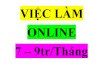  Việc Làm Tại Nhà Lương 4-9 Triệu/ Tháng Chỉ Với 2-3H/Ngày