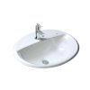 Chậu Rửa Lavabo Đặt Âm Bàn Inax Gl-2395V Chống Khuẩn Màu Nhạt