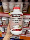Bổ Sung Canxi Kirkland Calcium Citrate Magnesium And Zinc 500 Viên