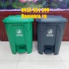 Thùng Rác Nhựa 30L Đạp Chân Không Ruột