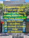 Chính Chủ Cần Cho Thuê Mặt Bằng - Đường Lê Hồng Phong, Tp Nha Trang - Giá Cực Ưu Đãi