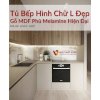 Tủ Bếp Hình Chữ L Đẹp Gỗ Mdf Phủ Melamine Hiện Đại