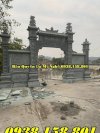 Những Mẫu Thiết Kế Cổng Nghĩa Trang Đá Đẹp Nhất Bán Tại Ninh Thuận - Cổng Bằng Đá Mỹ Nghệ