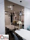Gương Ốp Tường Như Một Giải Pháp Trang Trí Tiết Kiệm Chi Phí Cho Bếp.