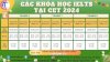 Lịch Học Ielts Tại Cet Năm 2024 Luyện Ielts Từ 5.0 Đến 7.0+ .....