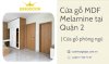 Giá Cửa Gỗ Mdf Melamine Tại Quận 2 | Cửa Gỗ Phòng Ngủ