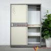 Tủ Lùa 2 Cánh Đựng Quần Áo Gỗ Mdf Màu Vải Chạm Họa Tiết Hiện Đại Đẹp