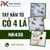 Núm Cửa Tủ Đồng Cao Cấp Dạng Cỏ 4 Lá Nk435