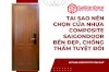 Tại Sao Nên Chọn Cửa Nhựa Composite Saigondoor Bền Đẹp, Chống Thấm Tuyệt Đối