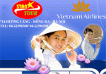 Startour - Vé Máy Bay Vietnam Airlines. Vé Máy Bay Giá Rẻ Vietnam Airlines. Vé Máy Bay Khuyến Mại Viẹtnam Airlines Tại 714 Đường Láng. Tel: 04-2239678