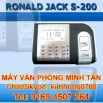 Máy Chấm Công Bằng Thẻ Cảm Ứng Ronald Jack S-200
