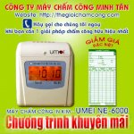  Máy Chấm Công Thẻ Giấy Umei Ne 6000