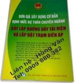 Công Văn 7606 Đơn Giá Xây Dựng Điện 2011