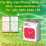Máy Chấm Công Ronald Jack  Rj-2200A & Rj-2200N Chính Hãng