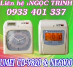 Máy Chấm Công Thẻ Giấy Umei Cd-9820, Ngoc Trinh 0933401337 