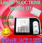 Máy Chấm Công Thẻ Cảm Ứng Ronald Jack S-200 Nguyễn Trinh 0933401337 