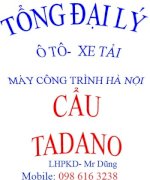 Cau Tu Hanh Tadano, Cau Tu Hanh Tadano Gia Tot, Cau Tu Hanh Chat Luong Cao, Tong Dai Ly Ha Noi