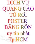 Phát Tờ Rơi Tại Ngã 4, Chung Cư... Phat To Roi Theo Yeu Cau Khach Hang Tphcm