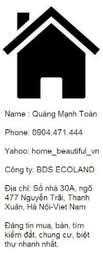 Bán Nhà Quận Thanh Oai