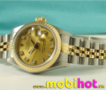 Rolex Datejust Oyster President 24 18Cara Silver Gold