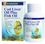 Vitahealth Cod Liver Oil Plus Fish Oil