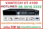 Vantech Vt4100|Vantech Vt-4100|Vantech Vt 4100|Đầu Ghi Hình Kts 04 Kênh Vantech Vt4100|Đầu Ghi Vantech Vt4100|Đầu Ghi Vt 4100
