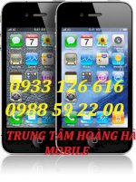 Iphone 4G 32G Xách Tay Bộ  Nhớ Đúng (32G)